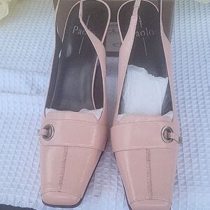 Paolo Blush Pink Slingback Heels